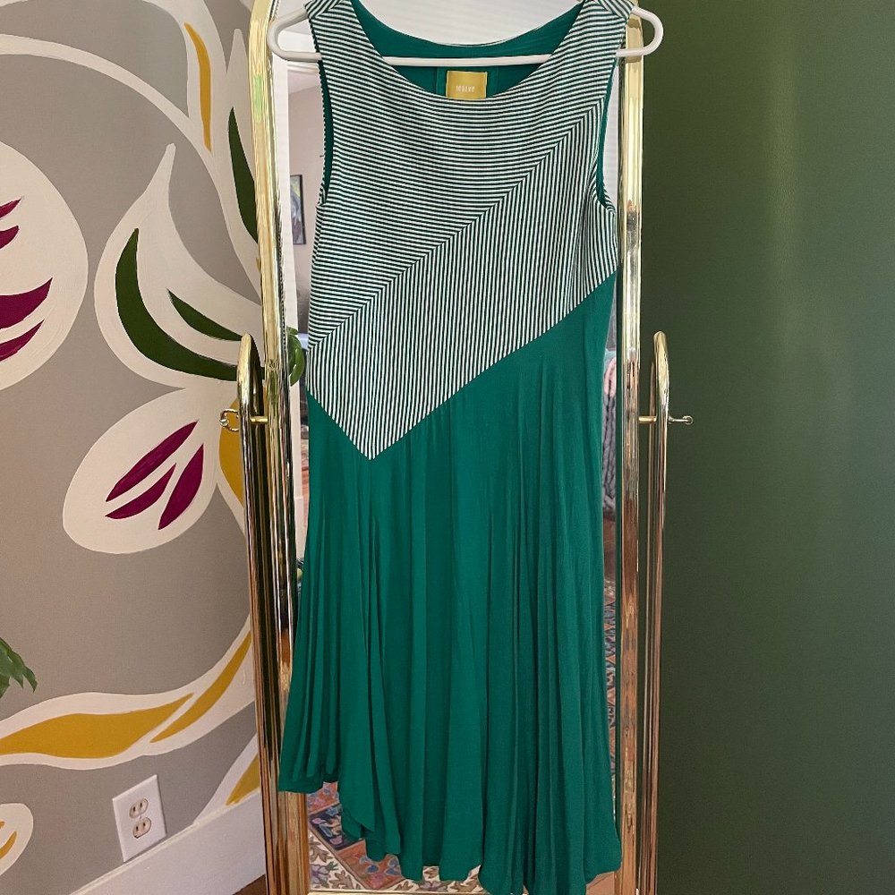 Anthropologie Maeve collection Green Dress